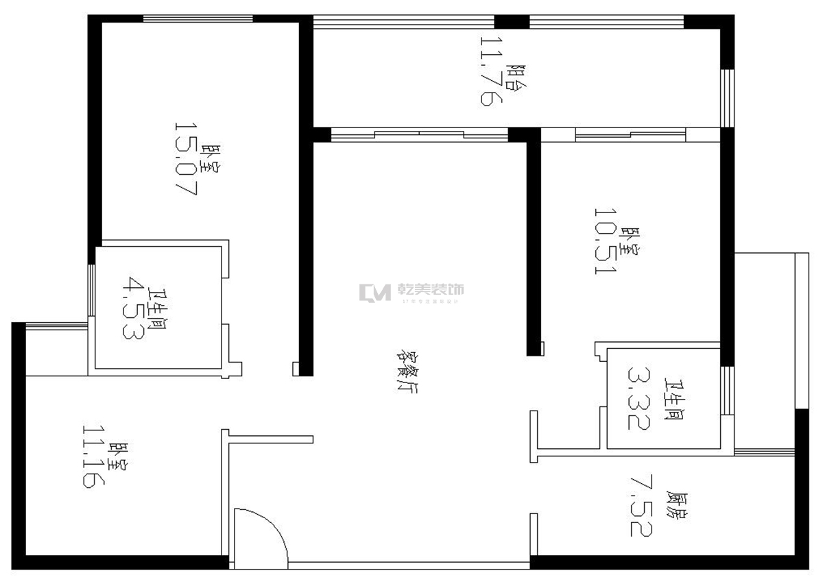 七彩云南第壹城原始户型图