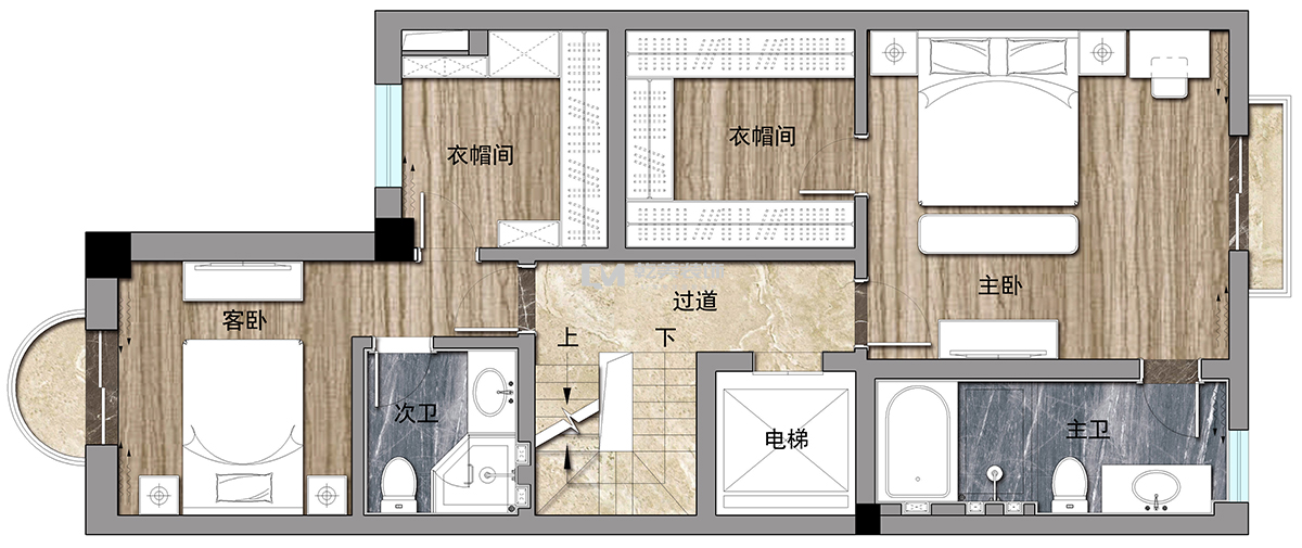 公园1903别墅装修平面设计图