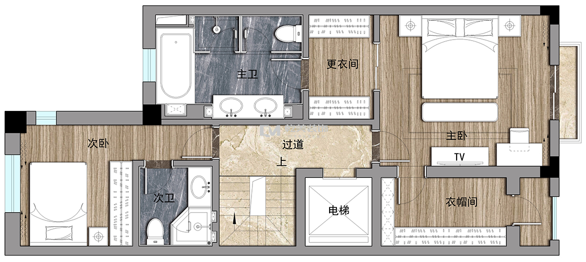 公园1903别墅装修平面设计图