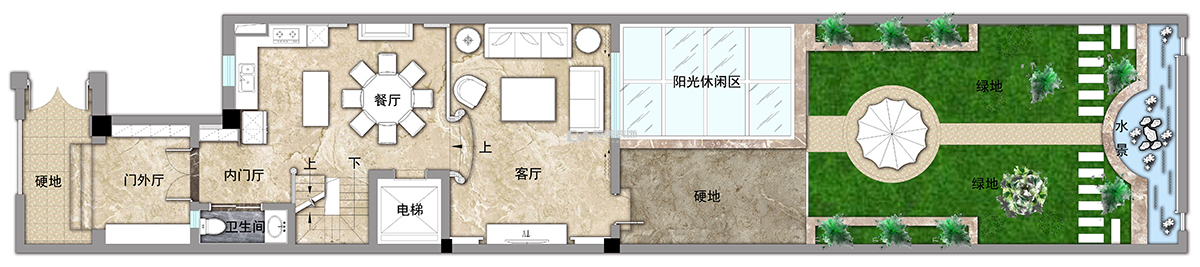 公园1903别墅装修平面设计图