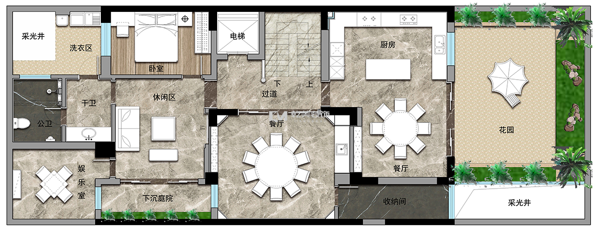 春城首府别墅装修户型图