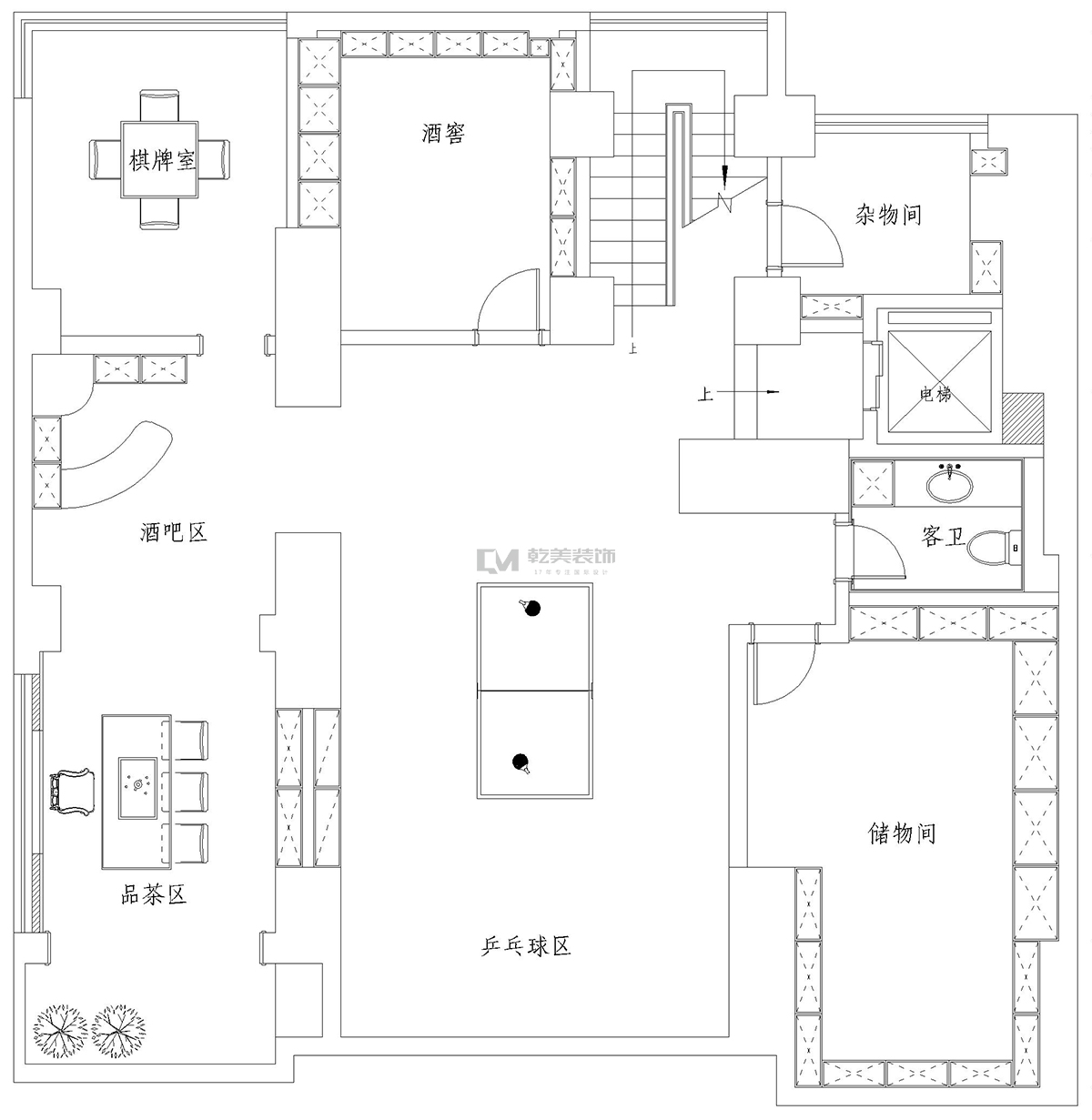 滇池星城别墅装修设计平面图