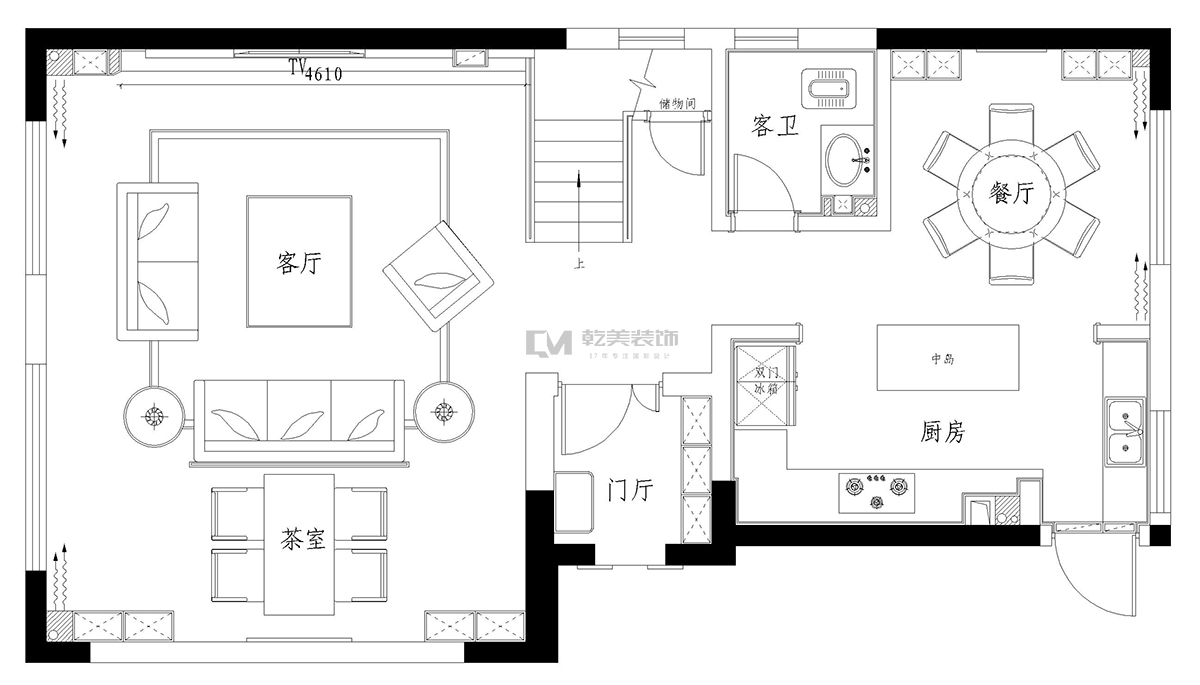 滇池俊府装修设计平面图