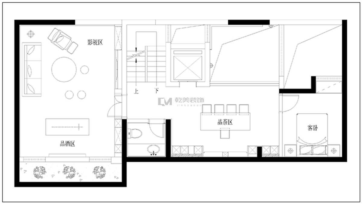 雍景湾别墅装修户型设计平面图