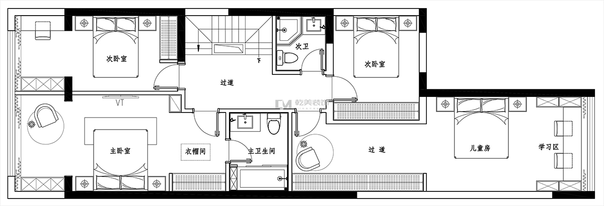 林肯公园装修设计平面方案