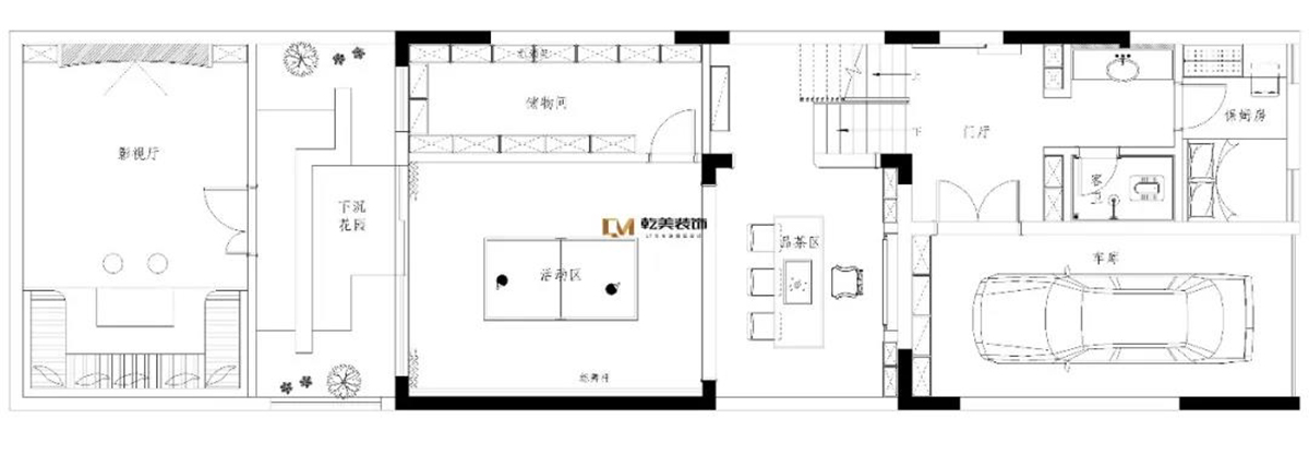 同德极少墅别墅装修设计户型图