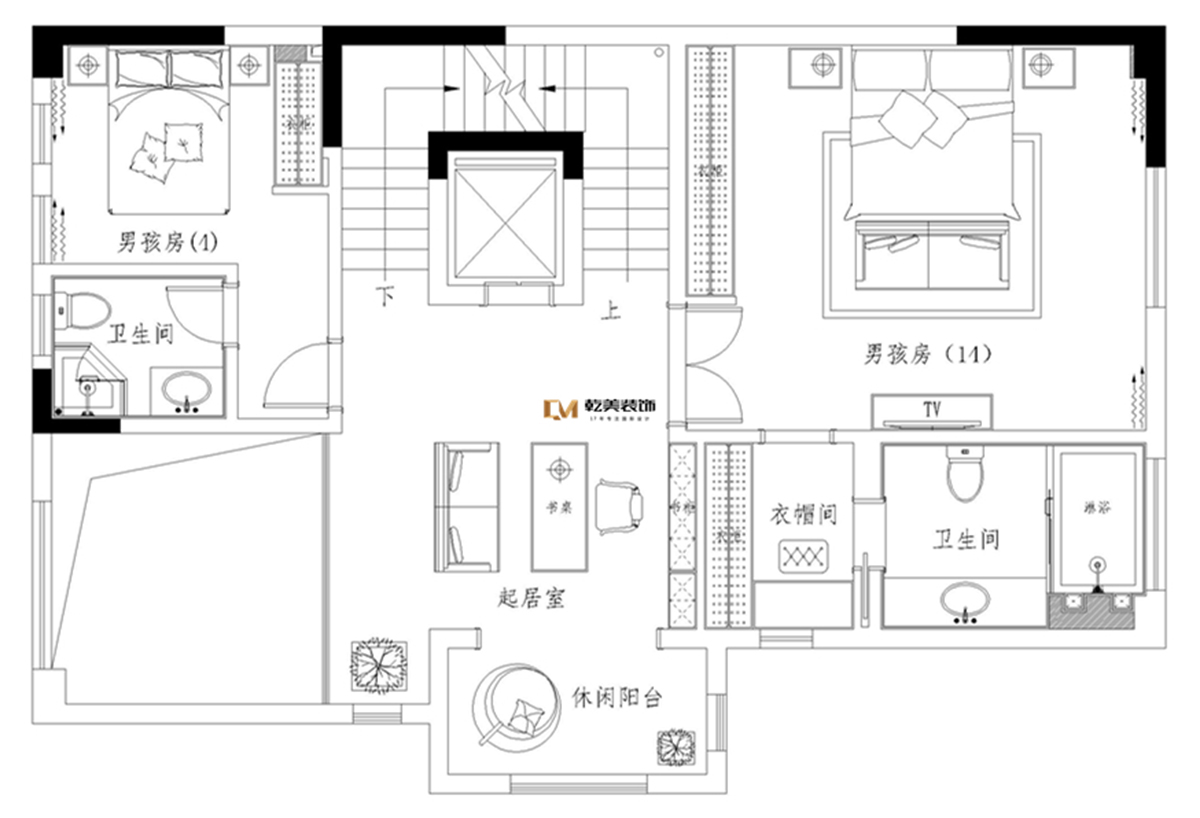 滇池ONE装修设计平面方案