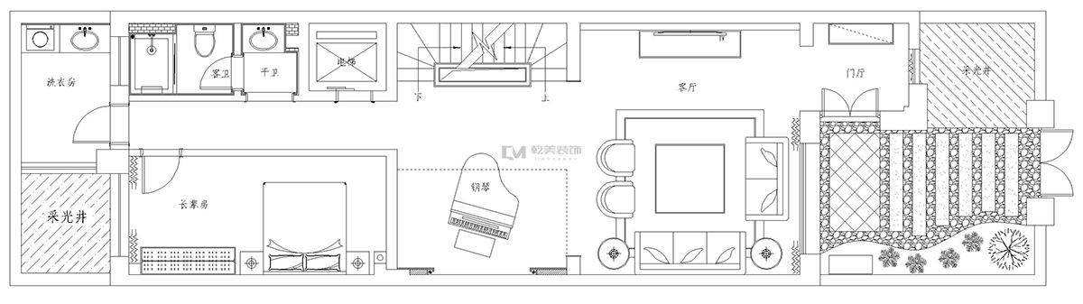 云玺大宅装修设计平面方案