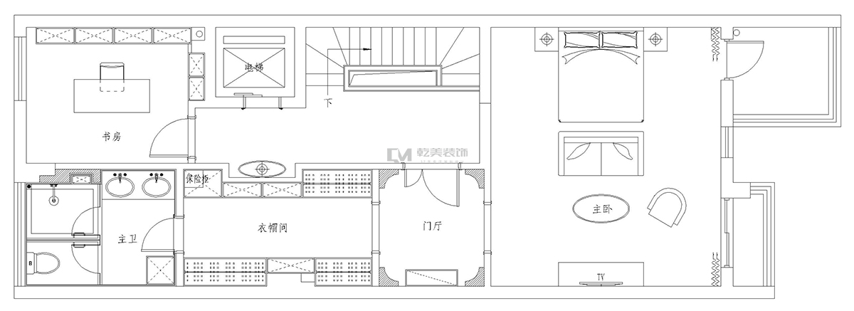 云玺大宅装修设计平面方案