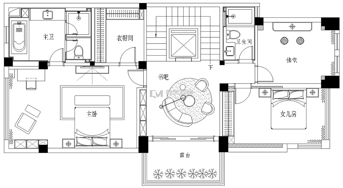 滇池卫城别墅装修设计方案