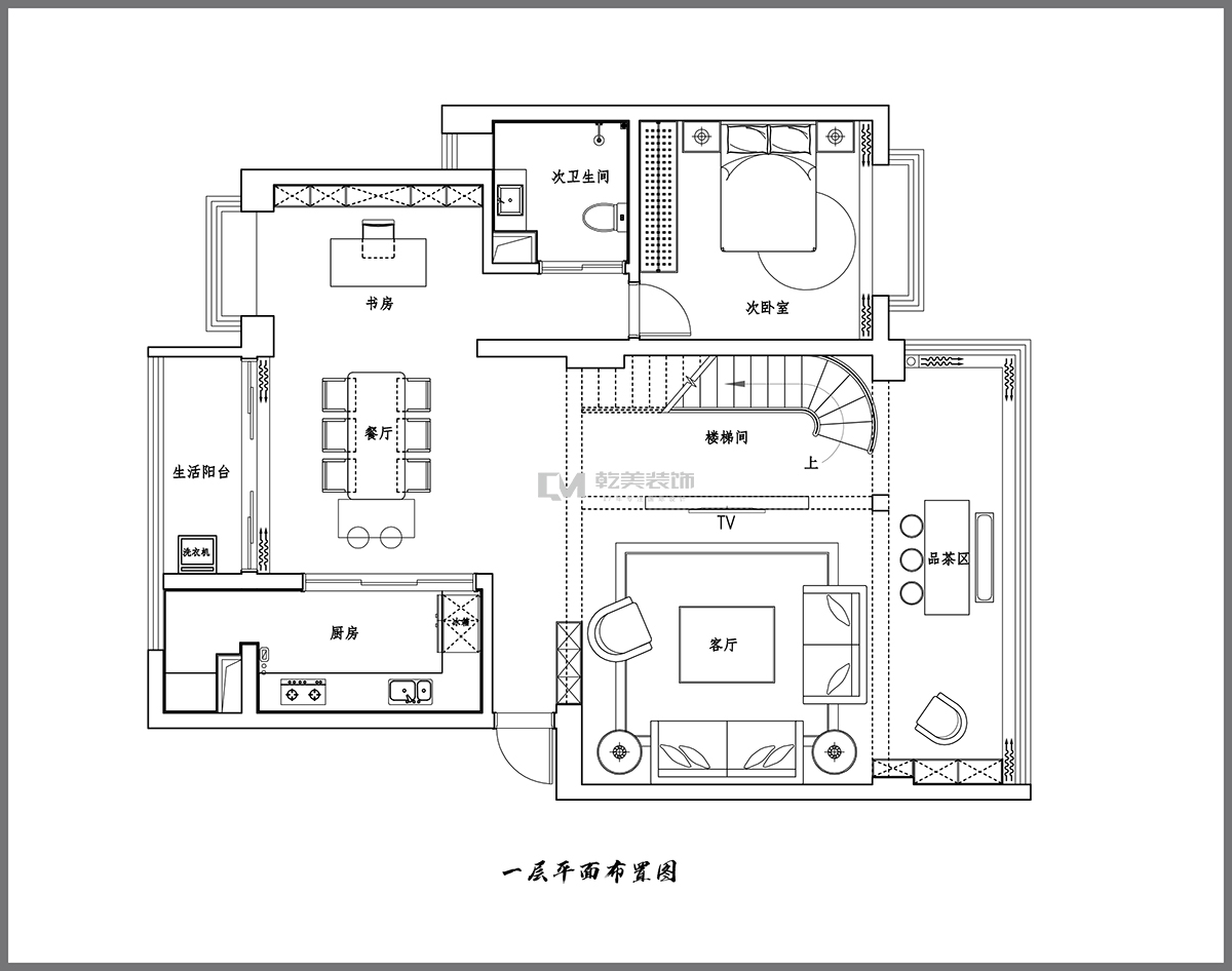 路馨小区别墅装修设计方案