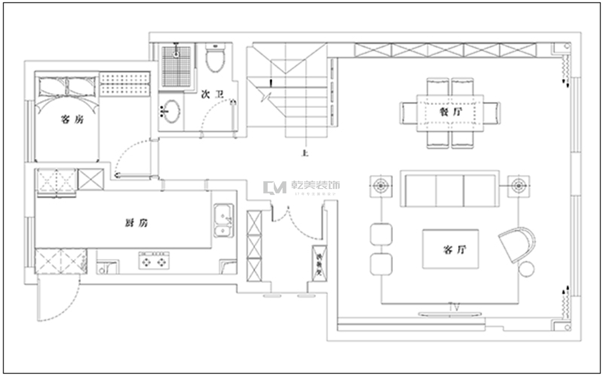 滇池俊府装修设计平面方案